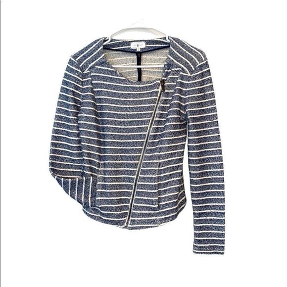 Lou & Grey Asymmetrical Zip Cardigan Size XS - Picture 6 of 8